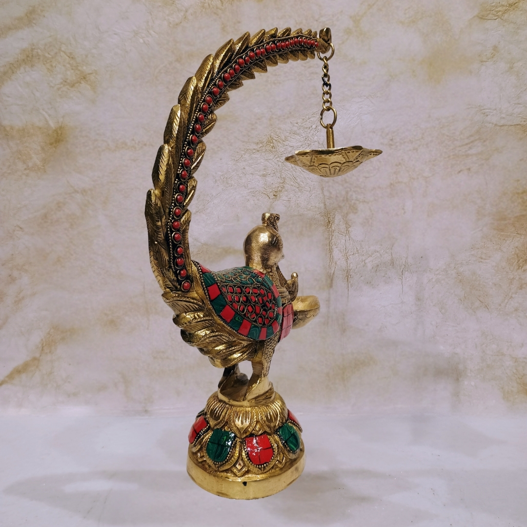 Peacock Diya